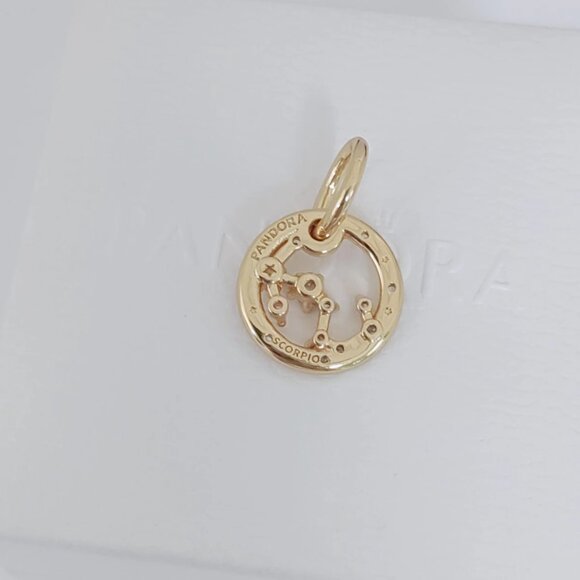Pandora Diamond Halo Scorpio Charm Constellation Zodiac Pendant Gift - Picture 4 of 4